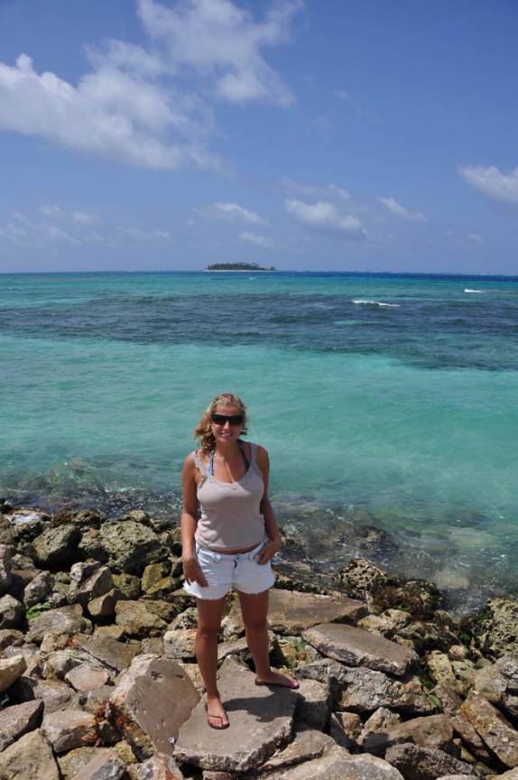 Alegria de voltar ao caribe, na ilha de San Andrés, na Colômbia